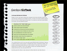 Tablet Screenshot of gardensontask.com